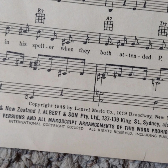 1948"A" You're Adorable (The Alphabet Song) Sheet Music - Picture 4 of 4